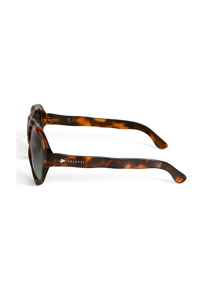 Seletti X Okkia Florida Yeşil Gradyan Güneş Gözlüğü Kahverengi - Leopar