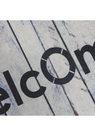 Welcome Baskılı Çift Taraflı Kauçuk Kapı Önü Paspası (456177555)