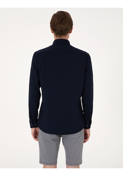 Pierre Cardin Erkek Lacivert Gömlek Desenli 50307162-vr033 Lacivert Pierre Cardin Erkek Lacivert Gömlek Desenli 50307162-vr033 Lacivert