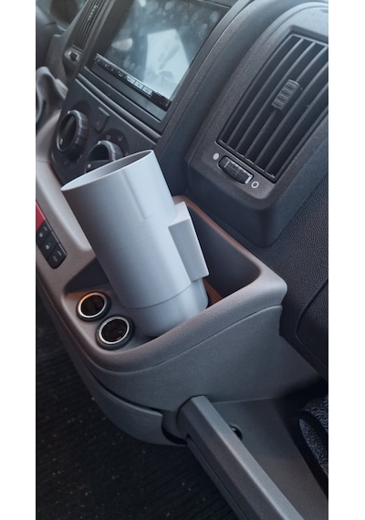 Fiat Ducato Bardaklık Ön Konsol İçecek Tutucu Cup Holder Organizer Aparatı Siyah