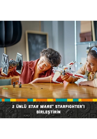 LEGO® Star Wars™ TIE Fighter ve X-Wing Birleşimi 75393 - 9 Yaş ve Üzeri Star Wars Sevenler için Starfighter Oyuncak Yapım Seti (1063 Parça) LEGO® Star Wars™ TIE Fighter ve X-Wing Birleşimi 75393 - 9 Yaş ve Üzeri Star Wars Sevenler için Starfighter Oyuncak Yapım Seti (1063 Parça)
