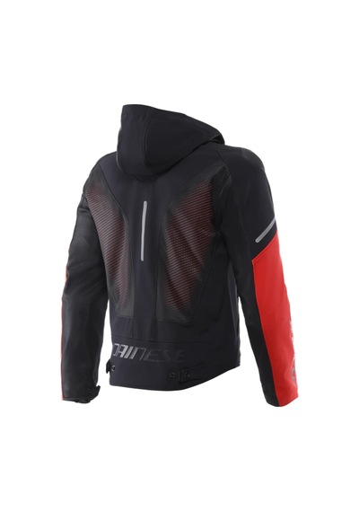 Dainese Daınese Cek Super Sprınt Aır Tex Jacket Black Whıte Red Siyah