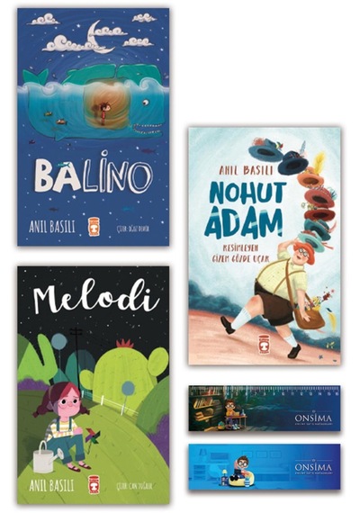 Timaş Çocuk Melodi - Balino - Nohut Adam - Anıl Basılı Set 3 Kitap Anıl Basılı