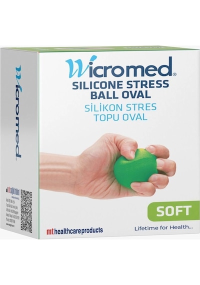 Silikon Stres Topu Yeşil Soft Diğer
