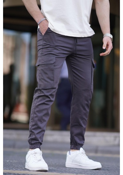 Madmext Füme Kargo Cep Jogger Pantolon 5437