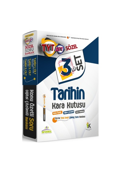 YKS-TYT SÖZEL Tarihin Kara Kutusu 3lü Dijital Çözümlü Konu Ö.ÖSYM Çıkmış Soru Bankası PAKET SET