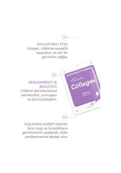 On Collagen Mask Kolajen Özlü Yüz Maskesi 10'lu