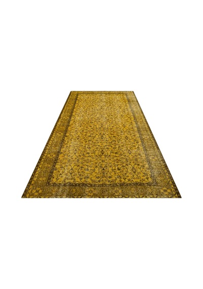 Klasik Modern Vintage Eskitme El Dokuma Halı 168 X 278 Cm 8824