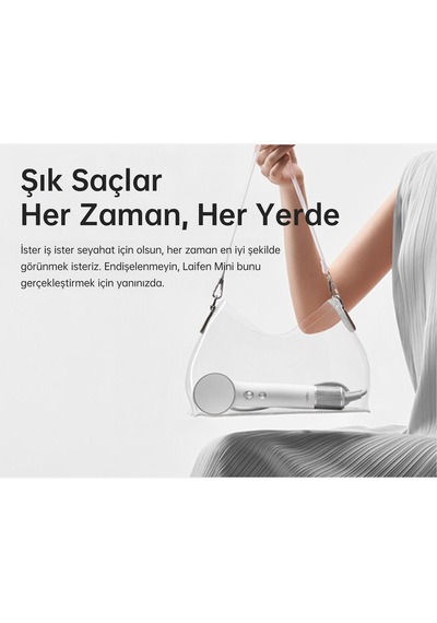 Laifen Mini Saç Kurutma Makinesi - Beyaz