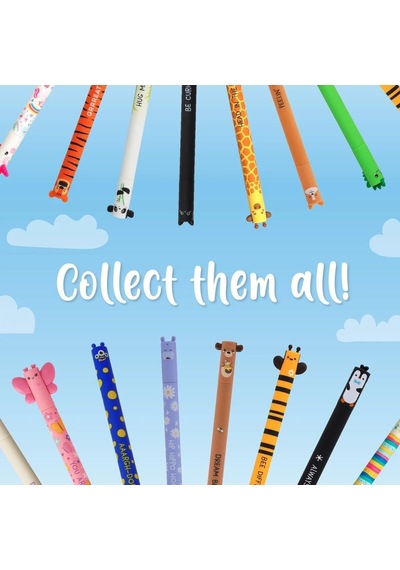 Legamı Silinebilir Jel Kalem - Bee, Termoduyarlı Mürekkep, 0,7 Mm Uç Çapı, 15 Cm Uzunluk, Siyah Mürekkep 2 Pens 165-Koyu Yeşil