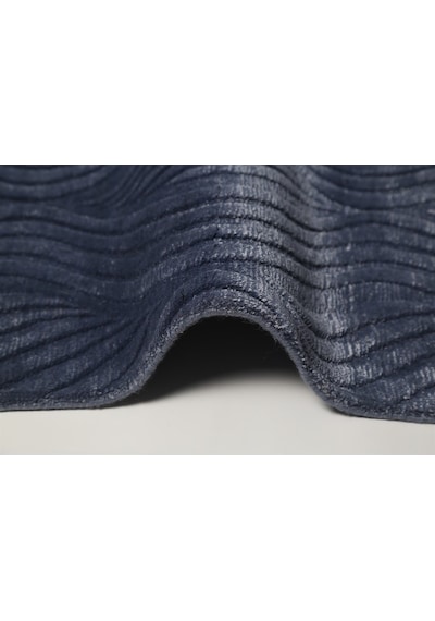 Çam Halı Emboss Jr 10 Blue Modern Desen Yeni Zellanda Yünü Ve Vis 130X190 Mavi