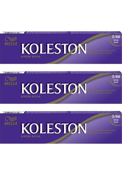 Koleston Tüp Boya 50 Ml - 5.66 Şarap Kızılı 3 Adet