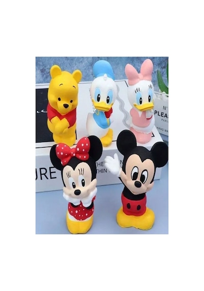 Disney Mickey Minnie Donald Dock Winnie Pooh Sevimli Taş Boyama Figür Çocuk Gelişimi Taş Boyama Kiti