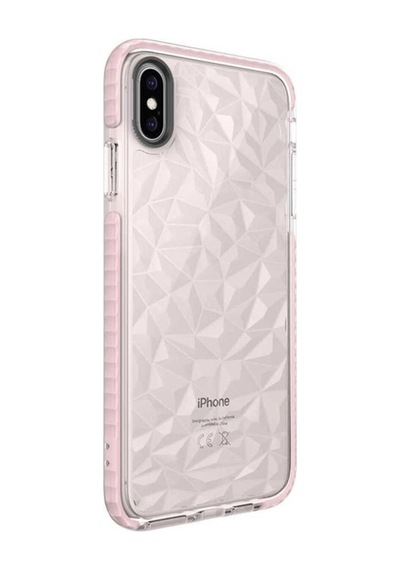 Apple Uyumlu iPhone Xs 5.8 Kılıf Zore Buzz Kapak Pembe
