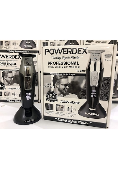 Powerdex Pd-2212 Dijital Şaç Sakal Kesme Makinesi