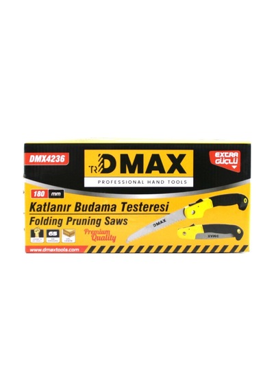 Dmax Dmx-4236 Şht-018 Katlanır Budama Testeresi - 180 Mm- 12'li Paket