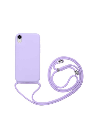 Apple Uyumlu iPhone XR 6.1 Kılıf Zore Ropi Ipli Silikon Kılıf
