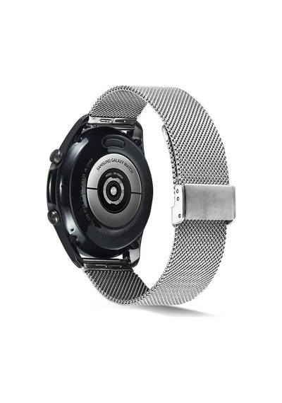 Gear S3 Uyumlu Krd-45 22mm Metal Zore Kordon-gümüş