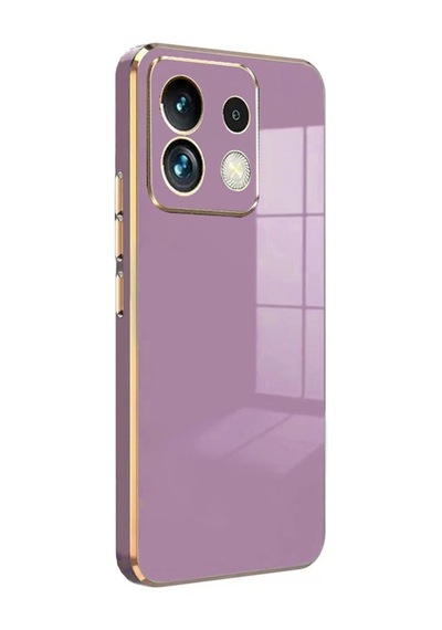 Herşeytrend Xiaomi Poco M6 Pro 4g Kılıf Volet Silikon - Mor Çok Renkli Diğer