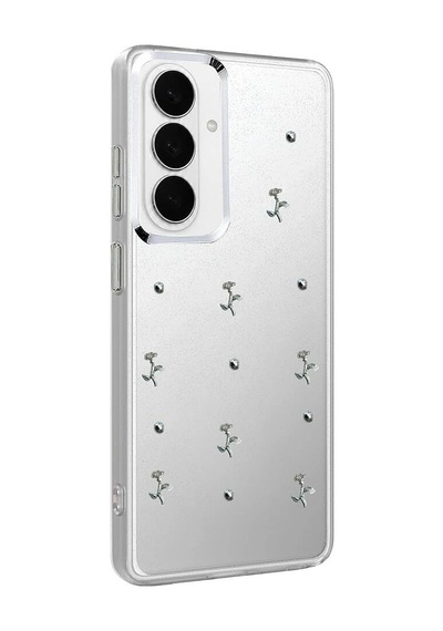 Samsung Uyumlu Galaxy S26 Plus Fiyonk Desenli Kapak - Desen 4 Evimdeyokyok Şeffaf