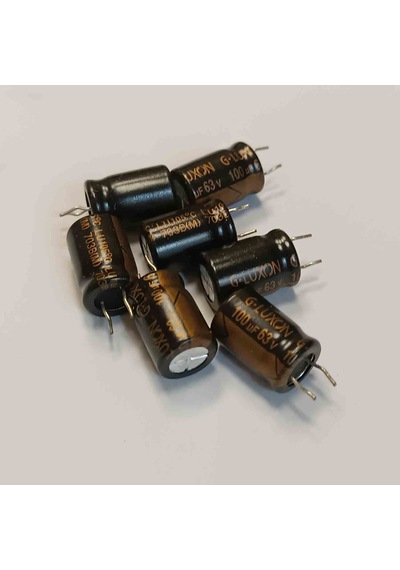 100mf 63v 10x15 Luxon Elko Kondansatör K.ayak 77 Adet