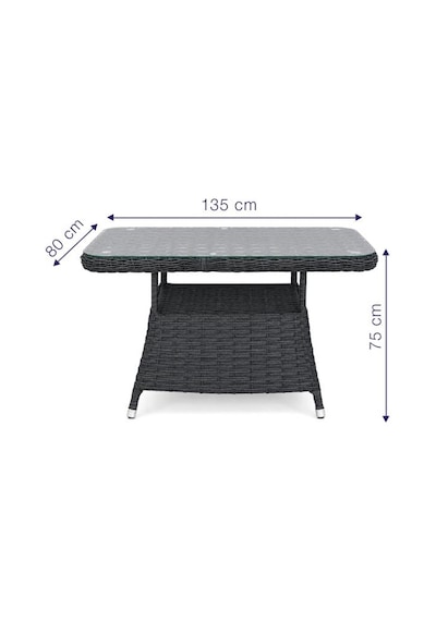 Niron Grand 2'li Rattan Alüminyum Bahçe Oturma Takımı - Antrasit Kompakt Set Temperli Cam Masa Diğer Niron Grand 2'li Rattan Alüminyum Bahçe Oturma Takımı - Antrasit Kompakt Set Temperli Cam Masa Diğer