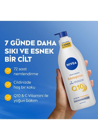 Tr Q10 Sıkılaştırıcı Vücut Losyonu 400 Ml+ Nıvea Kadın Sprey Deodorant Fresh Natural 150 Ml