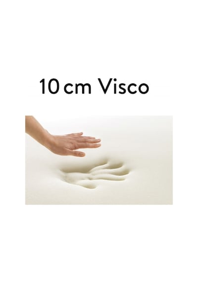 Ecotopper - 10 Cm %100 Visco Hafızalı Soft Sünger Yatak Pedi