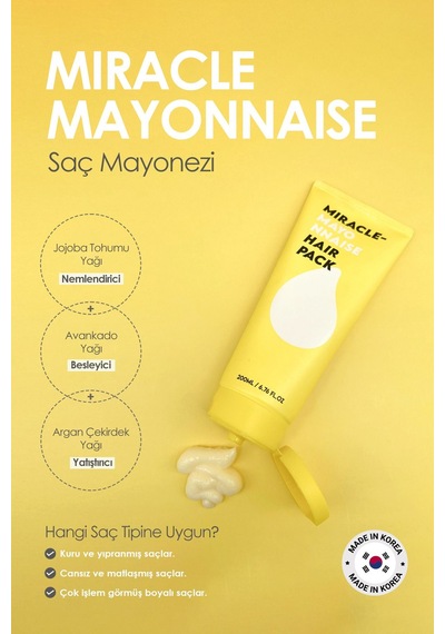 Grace Day Mucize Saç Maskesi Vegan Saç Maskesi Grace Day Miracle  Hair Pack 200ml