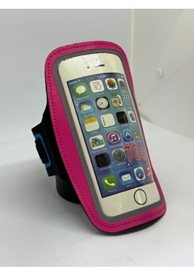 Pembe Apple iPhone Uyumlu 12 iPhone 13 Kol Bandı Spor İçin Telefon Kılıf 13.5 Cm 7 Cm Telefon Kılıfı