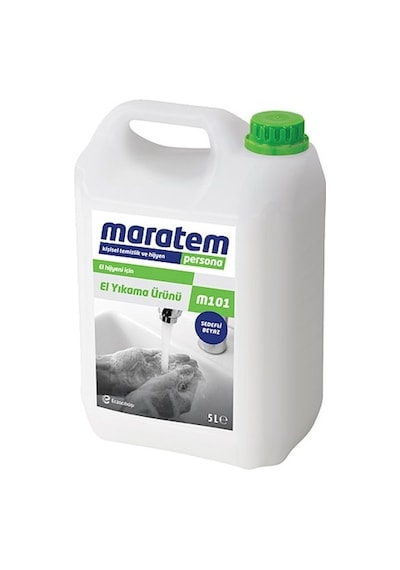 Maratem M101 Sedefli Beyaz El Yıkama Sabunu 5 L