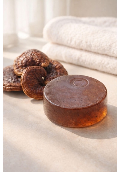 Reishi  El Yapımı Doğal Oval Sabun - 100 Gr Reishi