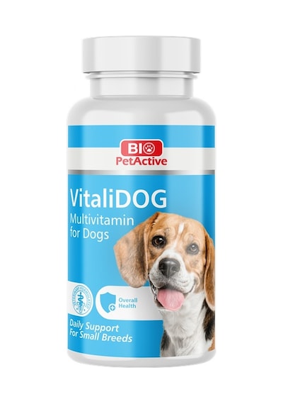 Bio Petactive Multivitamin Yavru Yetişkin Küçük Irk Köpek Vitamini 60 Tablet