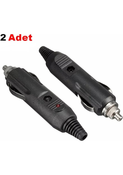 2 Adet Çakmak Fiş Ledli Sigortalı