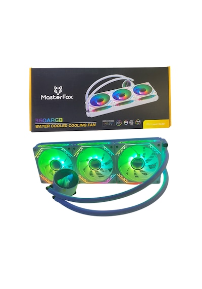 360 mm Masterfox ARGB Sıvı Soğutma Beyaz