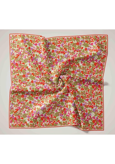 Silk Home Soft Eşarp 73081-33 Taş, Su Yeşili, Mercan, Yeşil, Mor