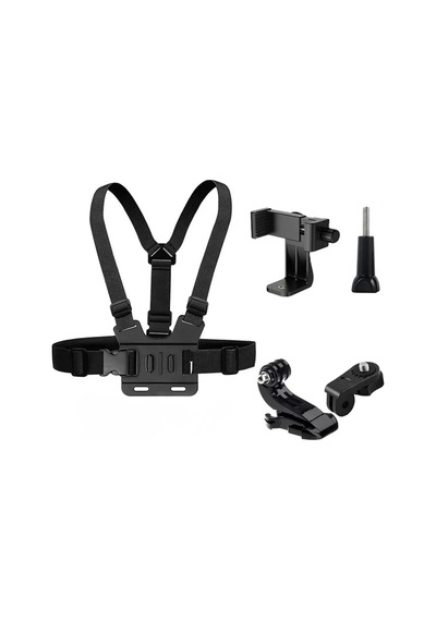 Aksiyon Kamera Ve Telefon Tutucu Göğüs Askısı, 4 Parça, Gezi Seyahat Ve Sürüşlerde Kullanmak İçin Insta360 X3, X2, X4, X5, One Rs, Go 3, One X, Evo İle Uyumlu, Zr1130