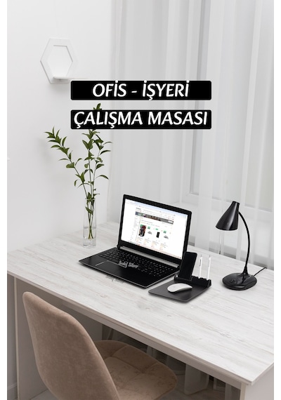 Telefon Tutacaklı Ve Kalemlik Bölmeli Suni Deri Mouse Pad Şık V