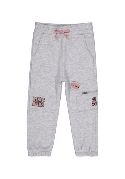 Civil Boys Bear Bubefermuarlı Kargo Cep 2-5 Yaş Eşofman Altı - Gri Grimelanj