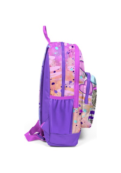 Coral High Kids Pembe Mor Fashion Girl Desenli Okul Sırt Çantası 23755 Coral High Kids Pembe Mor Fashion Girl Desenli Okul Sırt Çantası 23755