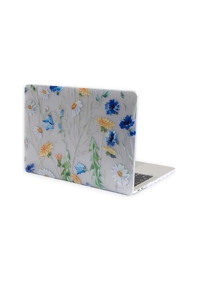 Macbook Pro Retina 13 İnç Kılıf A1425 A1502 Uyumlu Tropikal Yaprak Ve Çiçek Desenli Sert Kapak Hard Case İnce Hafif Laptop Koruyucu R-622