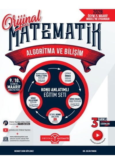Orijinal 2028 Yks Tyt Ayt Matematik Algoritma Ve Bilişim Maarif Modeli Konu Anlatımlı Eğitim Seti