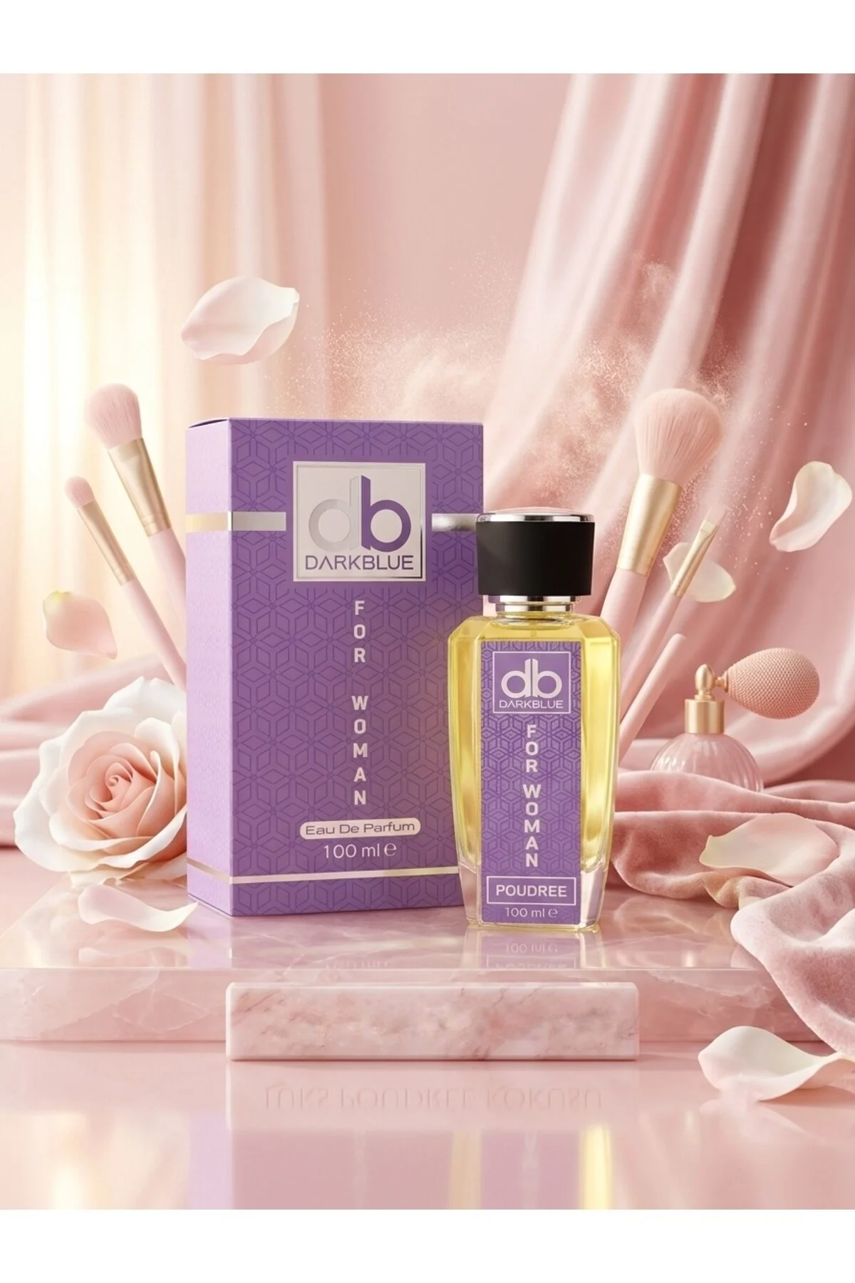 Poudree 100ml Kalıcı Etkili Pudralı Kadın Parfümü Pudra