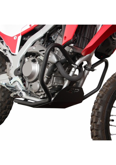 Gp Kompozit Honda Crf250l 2013-2025 Uyumlu Karter Ve Motor Koruma Demiri Siyah