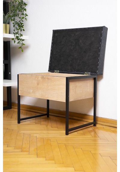Mudesa Mdspuf002 Metal Ahşap Sandıklı Puf Bank Oturaklı Ayakkabılık Ayakkabı Boya Fırça Kutusu Gri Mudesa Mdspuf002 Metal Ahşap Sandıklı Puf Bank Oturaklı Ayakkabılık Ayakkabı Boya Fırça Kutusu Gri