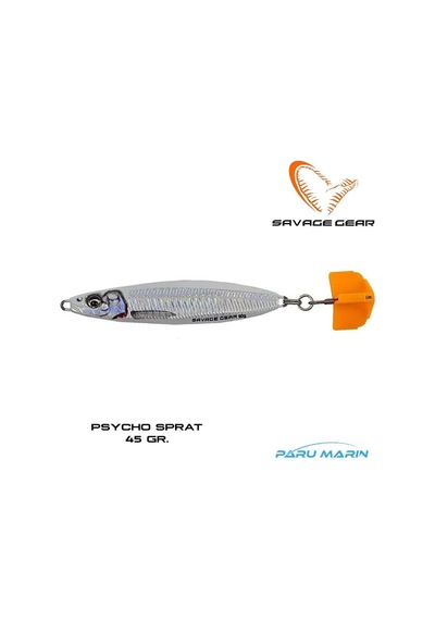 Savage Gear Psycho Sprat 45gr. Suni Yem White Silver