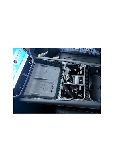 Red Lion Parts Byd Seallion 7 Uyumlu Karbon Fiber Orta Konsol Vites Çerçeve Trim