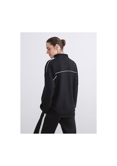 LC Waikiki Alıta Cıty Farkıyla Lcw Grace Siyah Dik Yaka Oversize Kadın Sweatshirt Siyah - 924122787 Siyah LC Waikiki Alıta Cıty Farkıyla Lcw Grace Siyah Dik Yaka Oversize Kadın Sweatshirt Siyah - 924122787 Siyah