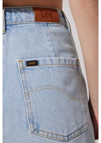 Lee Stella Regular Fit Normal Kesim Yüksek Bel Açık Mavi Jean Kot Şort L231063851 Açık Mavi