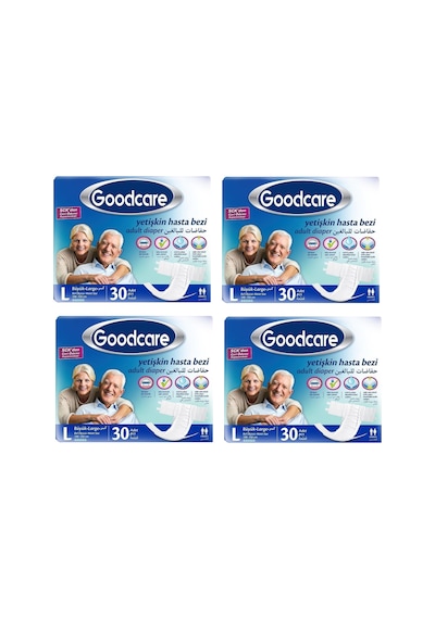 Goodcare Belbantlı Hasta Bezi Large 4 x 30'Lu 120 Adet